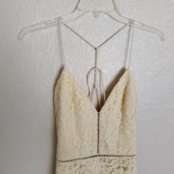 NWT NBD only yours mini asymmetric laced dress sz S - Picture 3 of 10